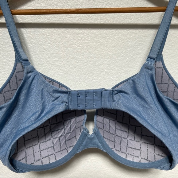 Blue Victoria’s Secret Padded Perfect Coverage Bra Underwire - Picture 6 of 10